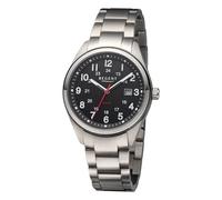 Regent Herrenuhr Solar Titan mit Gliederarmband Analog 10 ATM F-1537