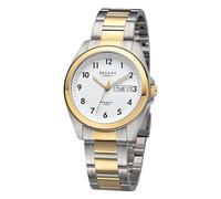 REGENT Herrenuhr Stahl 38mm 10 Bar Day-Date Saphirglas F-1446
