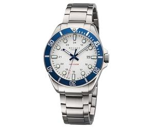 REGENT Herrenuhr Titan 20 Bar Wasserdicht Blau BA-856