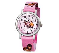 Regent Quarzuhr »URF729 Kinder-Armbanduhr rosa Analog F-729«, (Analoguhr), Kinder Armbanduhr rund, klein (ca. 29mm), Aluminium, Elegant