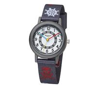 REGENT - Kinderuhr Regent F-1367 mit Piraten Motiv im Textilarmband