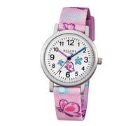 REGENT Kinderuhr Schmetterling pink
