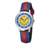REGENT Kinderuhr Unisex in Silber-blau-gelb-rot Aluminium ⌀30mm F-1472