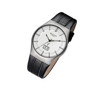 Regent Leder Herren Uhr FR-217 Funkuhr Armband schwarz URFR217