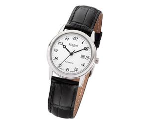 Regent Lederband Damen Uhr GM-2114 Armbanduhr Automatik schwarz URGM2114