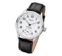 Regent Lederband Herren Uhr GM-2117 Armbanduhr Handaufzug schwarz URGM2117