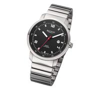 Regent Metallband Herren Uhr GM-2106 Armbanduhr Automatik silber URGM2106