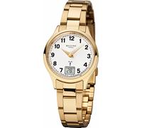 Regent Quarzuhr, Armbanduhr, Damenuhr (613017-0) goldfarben, weiß
