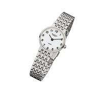 Regent Stahl Damen Uhr F-609 Quarzuhr Armband silber URF609
