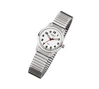 Regent Stahl Damen Uhr F-898 Quarzuhr Armband silber URF898