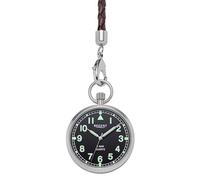 REGENT Taschenuhr mit Kordel und Tasche Zifferblatt schwarz ⌀ 43mm P-771