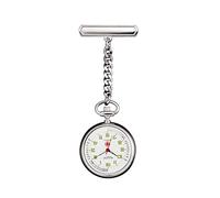 Regent Schwesternuhr verchromt analog Quarz silberfarben P-756