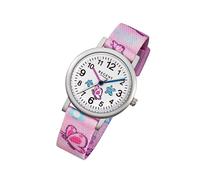 Regent Textil Kinder Uhr F-491 Quarzuhr Armband rosa URF491