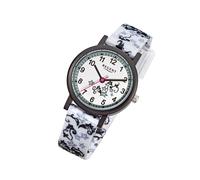 Regent Textil Kinder Uhr F-728 Quarzuhr Armband weiß URF728