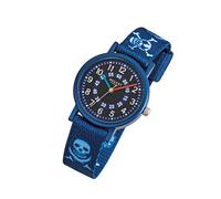 Regent Textil Kinder Uhr F-951 Quarzuhr Armband blau URF951