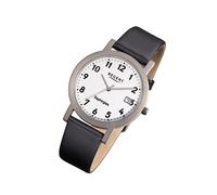 Regent Titan Herren Uhr F-690 Quarzuhr Armband schwarz URF690