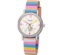 Regent Unisex Kinder Analog Quarz Uhr mit Stoff Armband 12400272