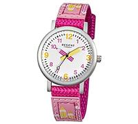 Regent Unisex-Kinder Analog Quarz Uhr mit Textil Armband 12400222