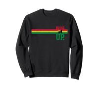 Reggae Rastafari Bless Up Lion Of Judah Rasta Geschenk Sweatshirt