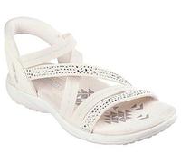 Skechers Damen Reggae Slim-Summer Sparkle Sandalen, Natürlich, 40 EU