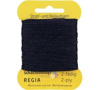 REGIA 2-fädig Uni 9801278-00324 marine Handstrickgarn, Sockengarn, Beilaufgarn, 5g Kärtchen