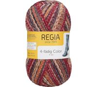 REGIA 4-fädig Color 9801269-04768 cardamom Handstrickgarn, Sockengarn, 100g Knäuel