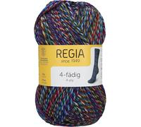 REGIA 4-fädig Color 9801281-04067 indian night Handstrickgarn, Sockengarn, 50g Knäuel