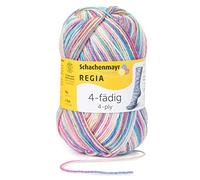 REGIA 4-fädig Color 9801281-05025 papillon Handstrickgarn, Sockengarn, 50g Knäuel