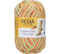Schachenmayr REGIA Handstrickgarne 4-Fädig Cotton Tutti Frutti, 100G Papaya