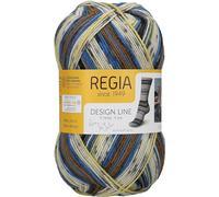 REGIA 4-fädig Design Line by ARNE & CARLOS 9801270-02460 bamble Handstrickgarn, Sockengarn, 100g Knäuel