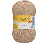 Schachenmayr Regia Sockengarn 4-fädig Uni 100 g Knäuel – Hellkamel meliert (17)