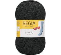 REGIA 4fädig 100g 420m anthrazit meliert