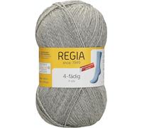 Schachenmayr Regia 4-fädig Uni 100 Gramm - 1991 - Hellgrau meliert