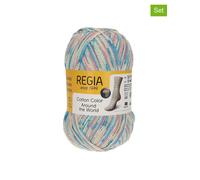 Regia 5er-Set: Baumwoll-Mixgarne ''Cotton Color'' in Bunt - 5x 100 g - 22% | Kreativbedarf Diy
