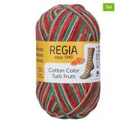 Regia 5er-Set: Baumwoll-Mixgarne ''Cotton Color'' in Bunt - 5x 100 g - 56% | Kreativbedarf Diy