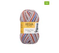 Regia 5er-Set: Mixgarne ''Energy Flow Color'' in Bunt - 5x 100 g - 15% | Kreativbedarf Diy