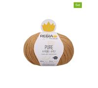 Regia 5er-Set: Wollgarne ''Premium Pure'' in Beige - 5x 100 g - 32% | Kreativbedarf Diy