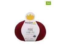 Regia 5er-Set: Wollgarne ''Premium Pure'' in Bordeaux - 5x 100 g - 26% | Kreativbedarf Diy
