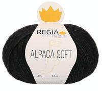 Schachenmayr Regia Premium Alpaca Soft - 99 - Schwarz meliert
