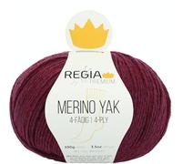REGIA Premium Merino Yak 100g 400m pflaume meliert