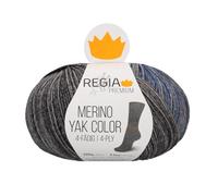 REGIA Premium Merino Yak Color 4-fach 08516 - stormy sky color