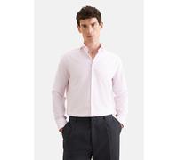 Businesshemd SEIDENSTICKER "Schwarze Rose", Herren, Gr. XXL (45), normale Ärmellängen, rosa (rosé), 100% Baumwolle, gestreift, regular fit, 2-Knopf-Manschette, Hemden, Regular 1/1 Kentkragen Gestreift