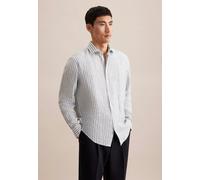 Seidensticker Business Hemd Herren Regular Fit Leinen grün, 43