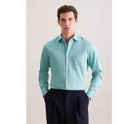 Seidensticker Regular Fit Hemd Mint Green, Einfarbig