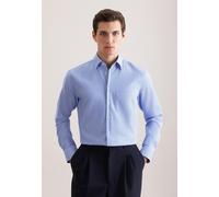 Seidensticker Regular Fit Hemd blau, Einfarbig