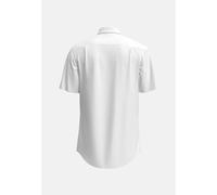 Businesshemd SEIDENSTICKER "Regular", Herren, Gr. XXL (46), normale Ärmellängen, weiß, 100% Baumwolle, Strukturmuster, regular fit, gerader Abschluss, Hemden, Regular 1/2 Button-Down-Kragen Struktur (