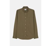 Regular Casual Hemd Uni Grün XL/43-44 (01.153082-0079-4344)