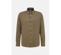 Regular Casual Hemd Uni Grün XL/43-44 (01.153342-0079-4344)