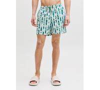 Regular Fit Badeshorts M Grün