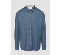 Regular Fit: Baumwollhemd mit Strukturmuster M blau 2161415.58K4.M
